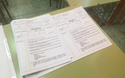2º de Bachillerato realizó el simulacro de la PEvAU
